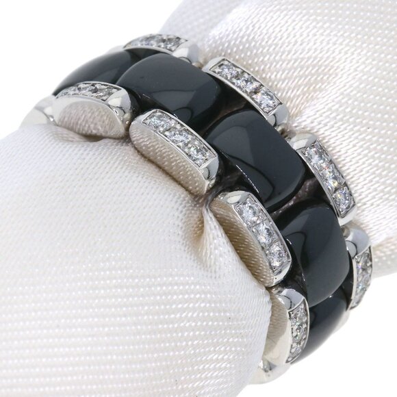CHANEL 18k White Gold Diamond Ring - Picture 1 of 9